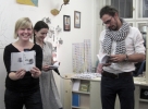 Martina Kupsová, Alžběta Skálová a Ondřej Buddeus představují svou knihu na letošním Designbloku.